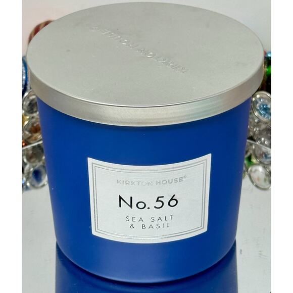 Huntington Home No. 57 Candle - Sea salt & Basil-dark Blue - 11.6 Oz - Picture 2 of 4